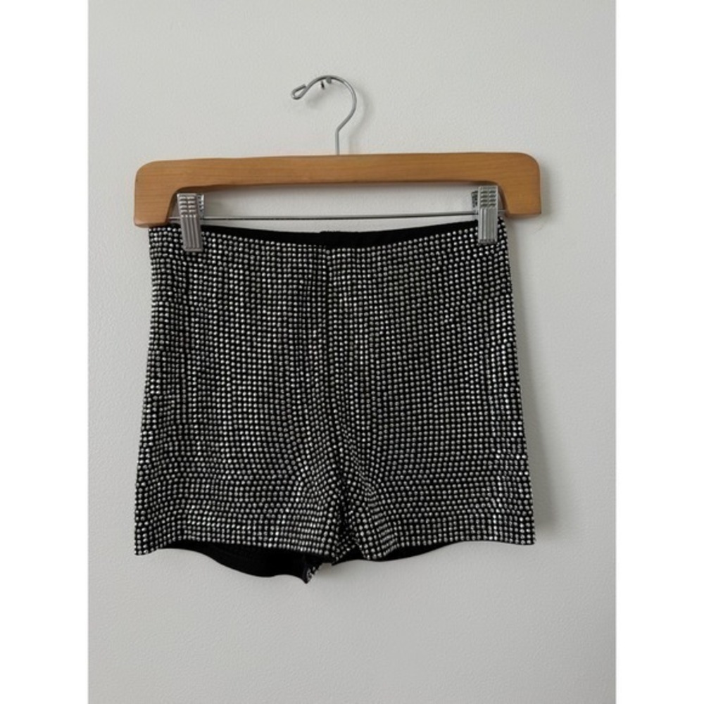 Papermoon Women's Sequin Bedazzled Shorts – Black – Size Medium –‎ NWT